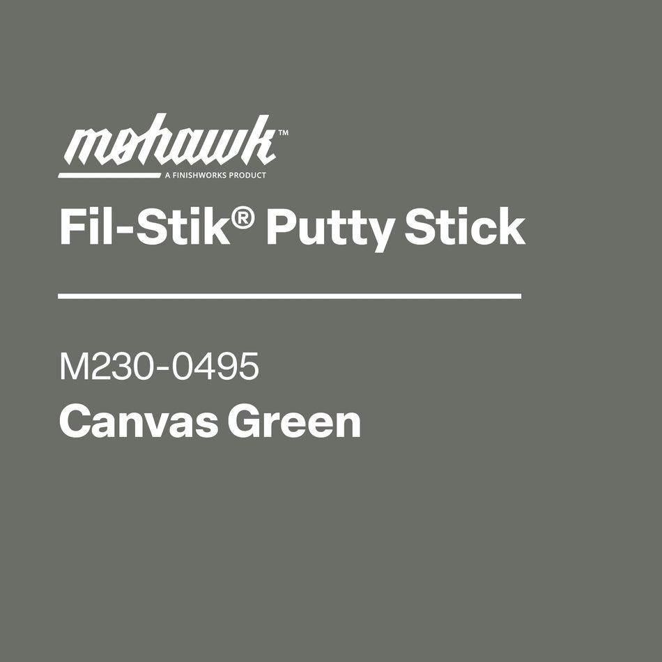 Mohawk M230-0495 Canvas Green furniture scratch and nick touch-up stick