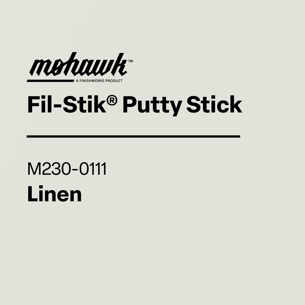 Mohawk M230-0111 Linen furniture scratch and nick touch-up stick
