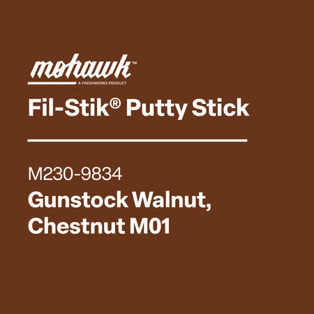 Mohawk M230-9834 Gunstock Walnut furniture scratch and nick touch-up stick