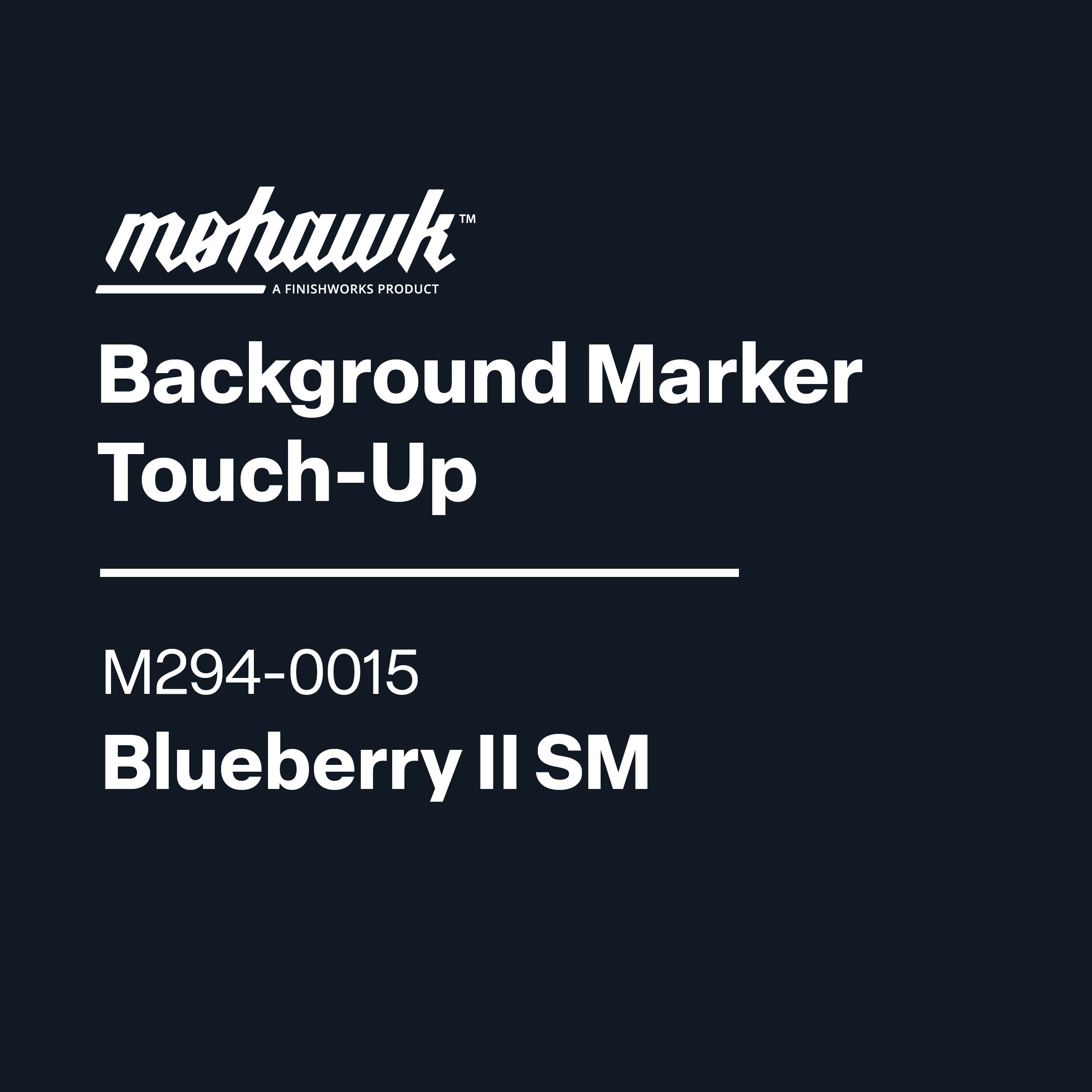 Mohawk Background Marker Touch-Up label with product details on a black background