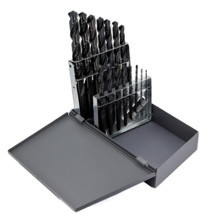 15 piece HSS split point jobber drill bit set 1/16 to 1/2 1/32 increments