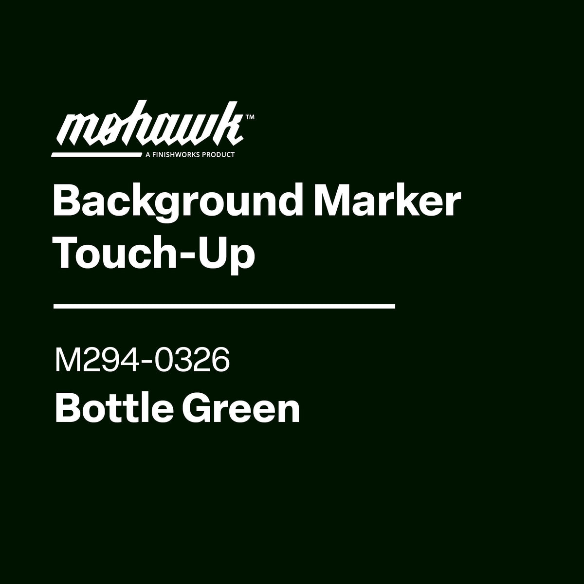 Mohawk M294-0326 Bottle Green furniture touch-up marker for scratches
