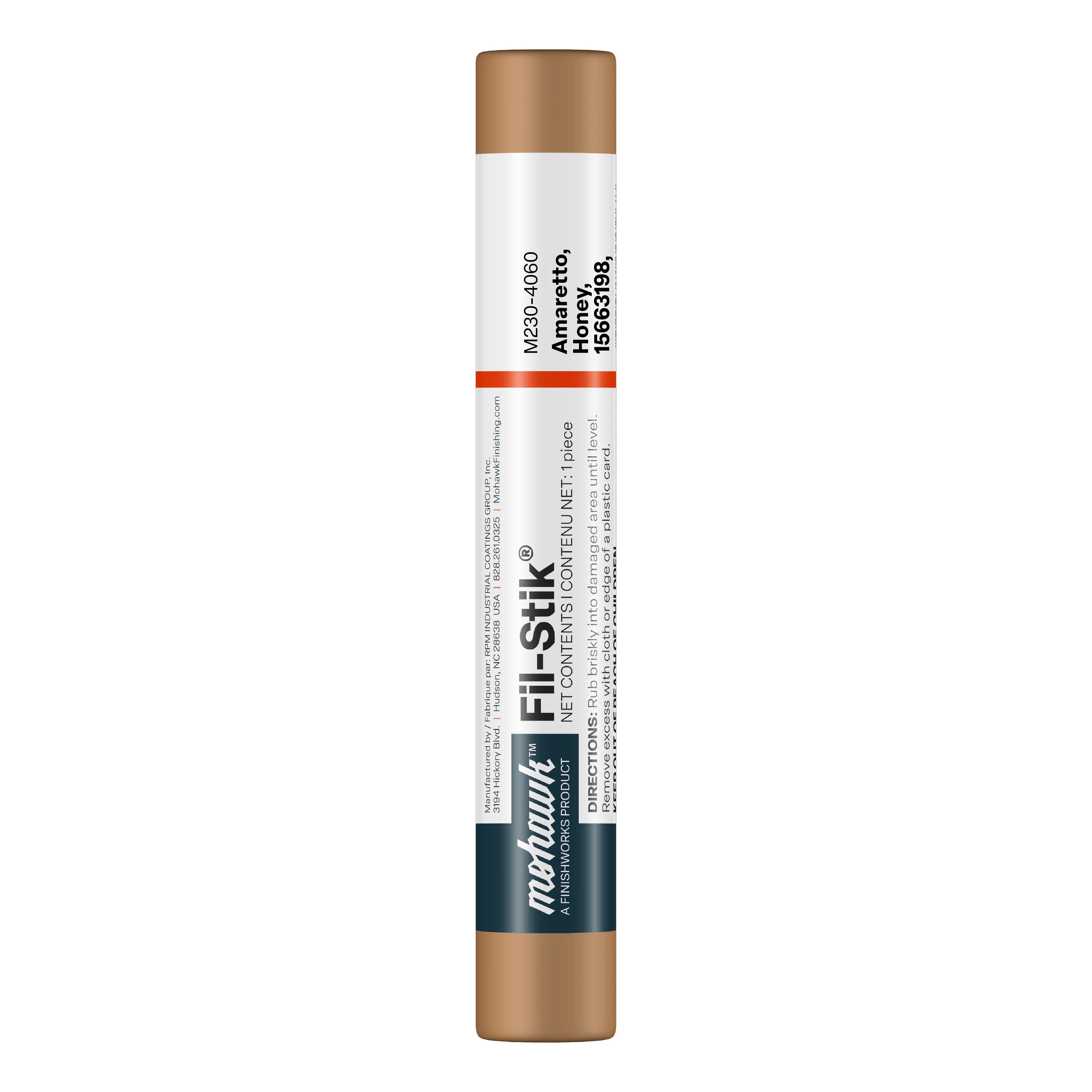 Mohawk M230-4060 Amaretto Honey furniture scratch and nick touch-up stick