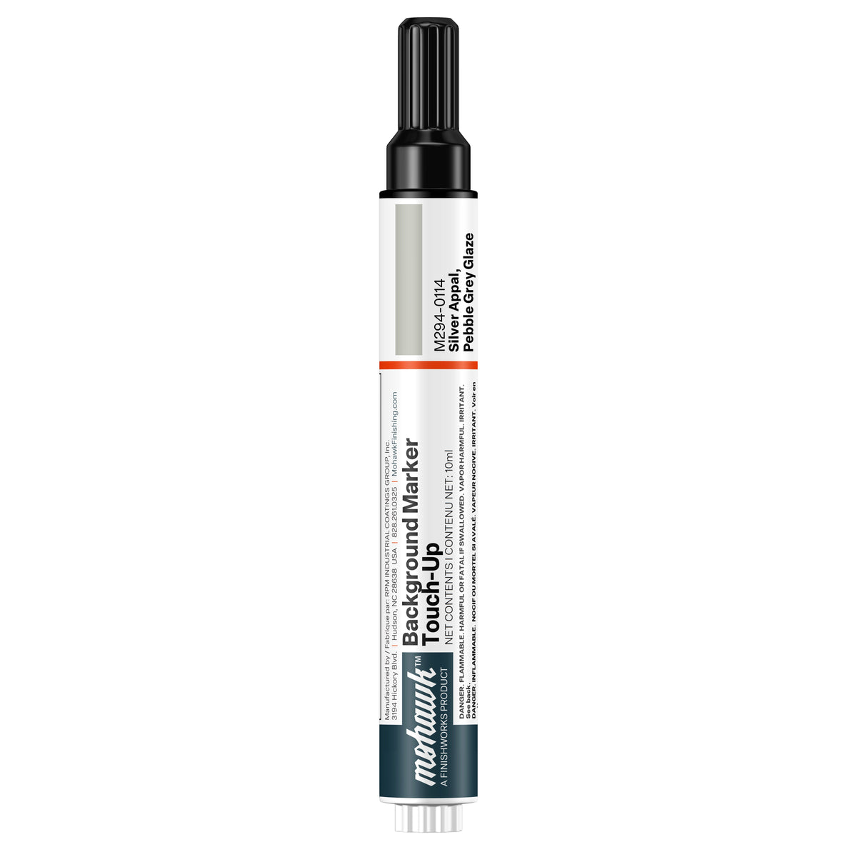Mohawk Pebble Silver Appal Grey Glaze background marker touch-up pen for wood finish repair
