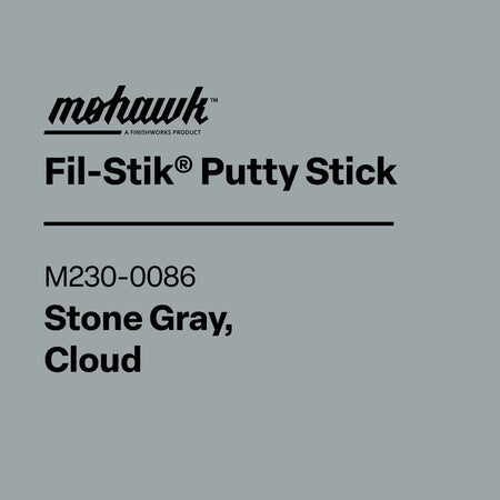 Mohawk M230-0086 Stone Gray Cloud furniture scratch and nick touch-up stick