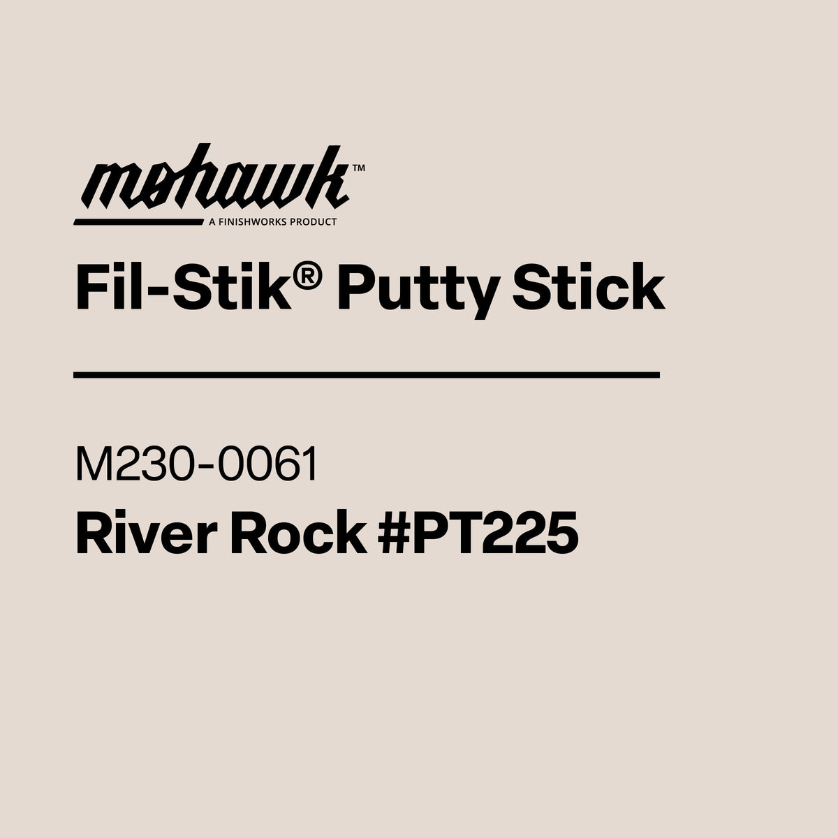 Mohawk Fil-Stik semi-hard wax wood repair touch-up stick M230-0061
