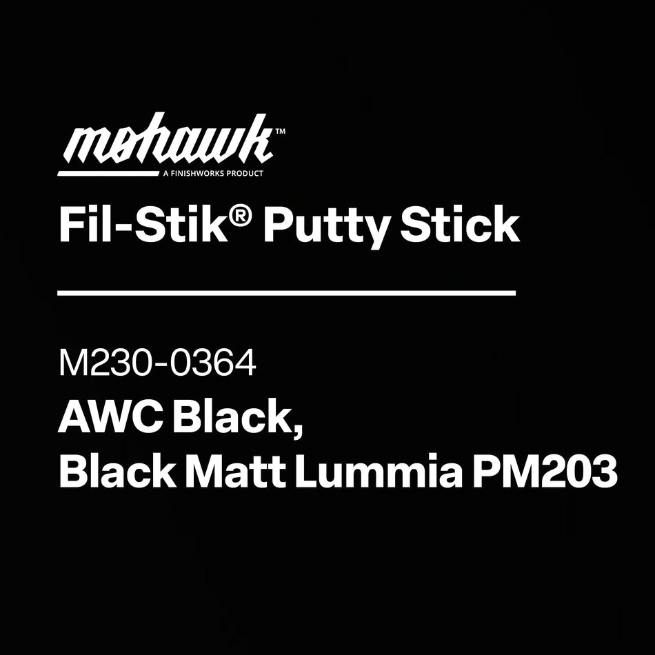 Mohawk M230-0364 AWC Black furniture scratch and nick touch-up stick