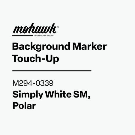 Mohawk Background Marker Touch-Up label with product details on a white background