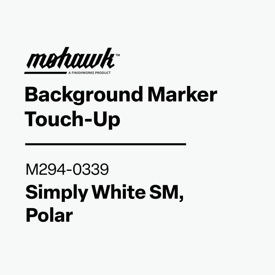 Mohawk Background Marker Touch-Up label with product details on a white background