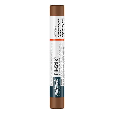 Mohawk Brown Mahogany Toffee Rogue Valley Pear Fil-Stik wax putty stick for wood repair
