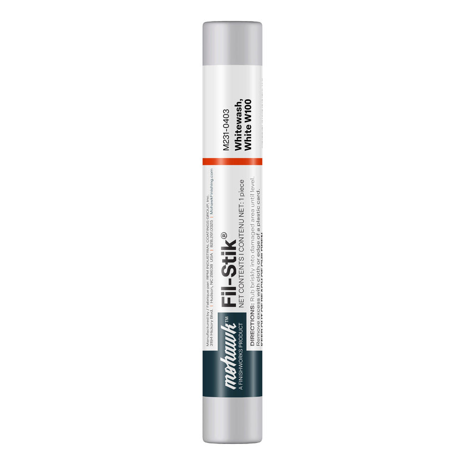 Mohawk Whitewash White W100 Fil-Stik wax putty stick for wood repair
