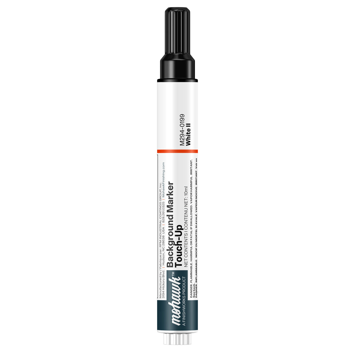 Mohawk White II background marker touch-up pen for wood finish repair