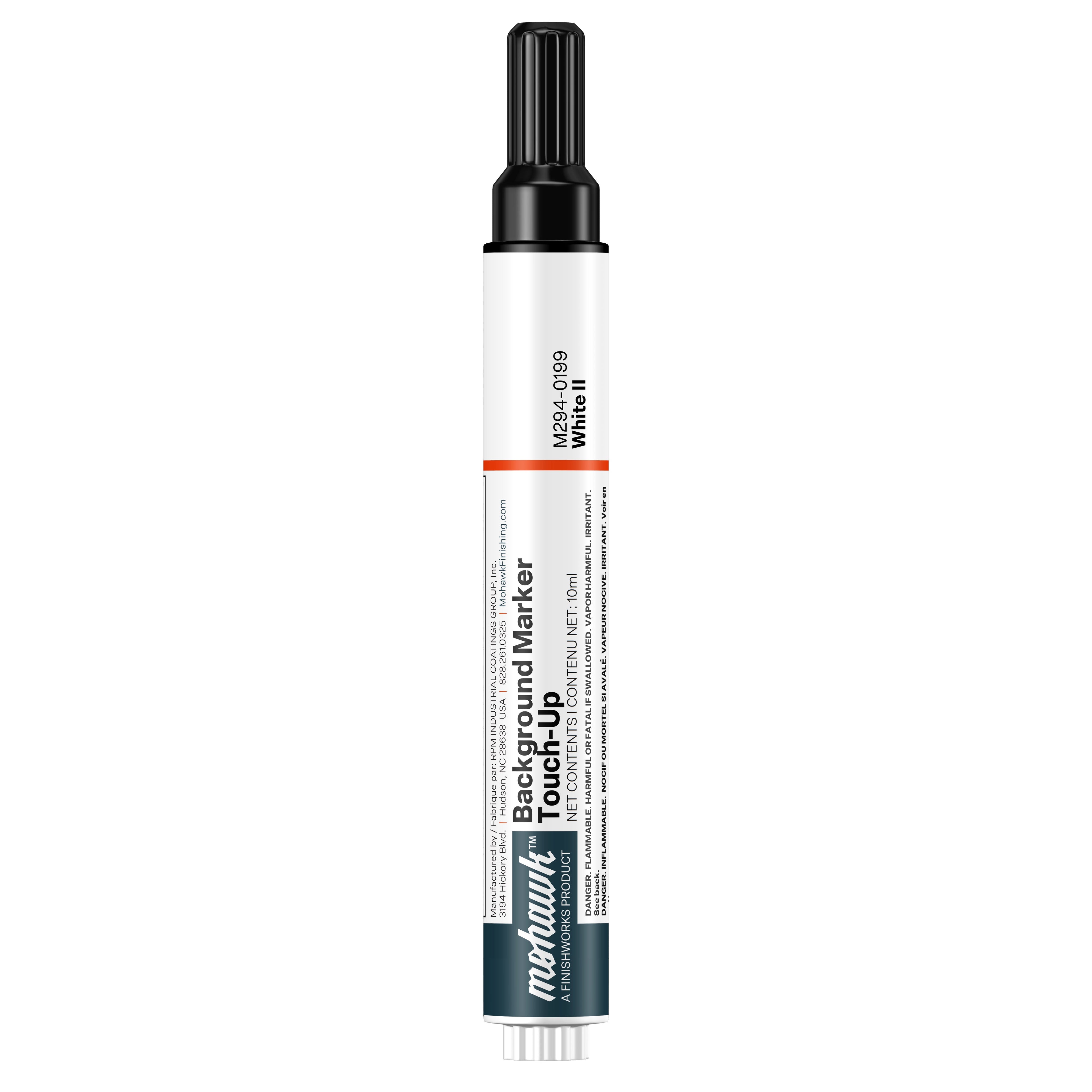 Mohawk White II background marker touch-up pen for wood finish repair