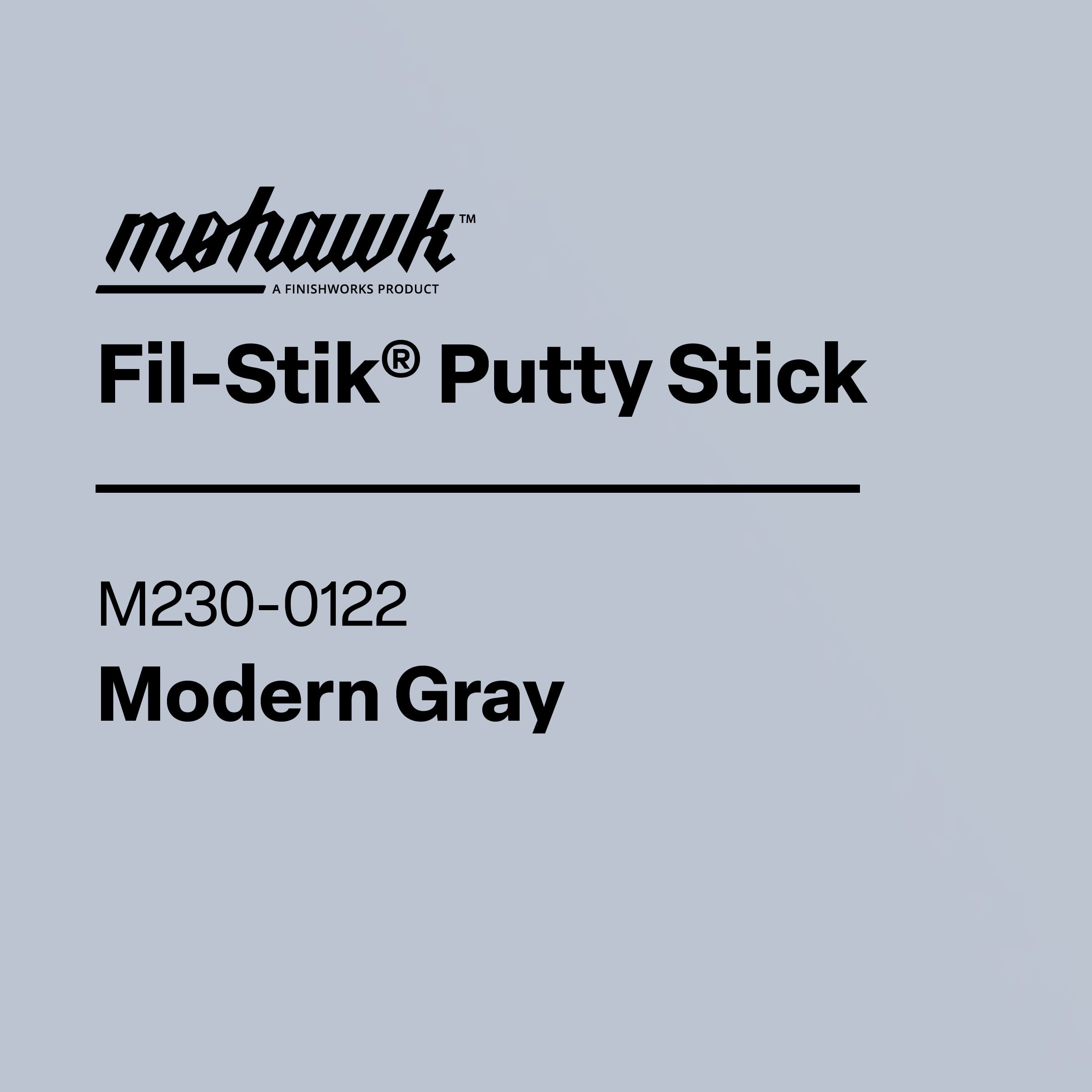 Mohawk M230-0122 Modern Gray furniture scratch and nick touch-up stick