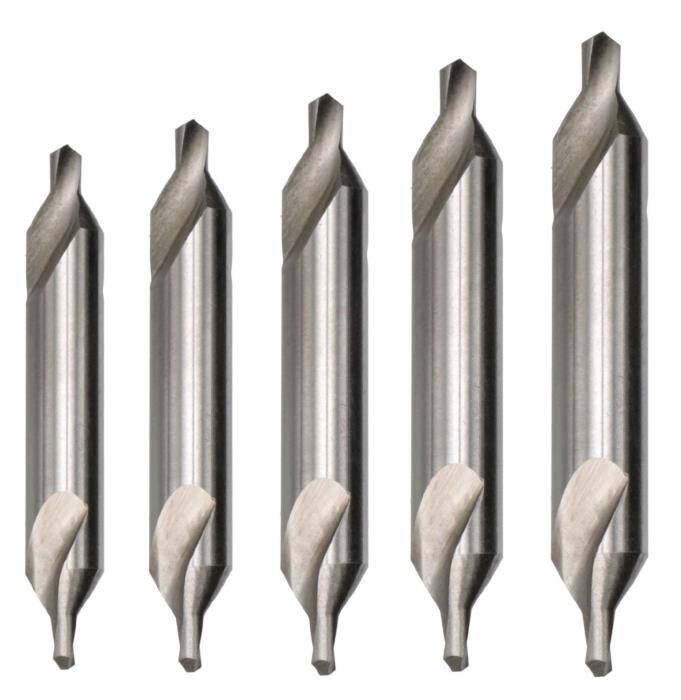 #1- #5 Regular HSS Combined Drill Bit and Countersink Set