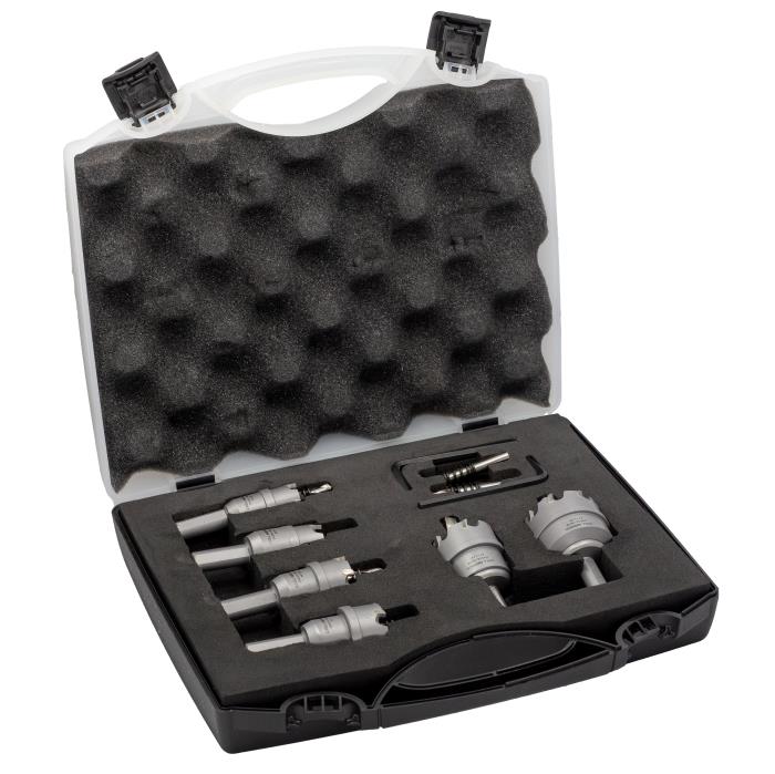 6 Piece Carbide Tipped Hole Cutter Set with 3/16" Depth of Cut