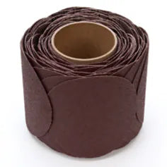 3M Stikit Cloth Disc Roll 341D, 60 X-weight, 5 in x NH, Die 500X, 100 discs/roll