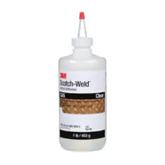 3M Scotch-Weld Instant Adhesive CA5, Clear, 1 Pound, 1 Bottle