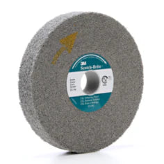 Scotch-Brite EXL Deburring Convolute Wheel, XL-WL, 8S Fine, 6 in x 1 in x 1 in