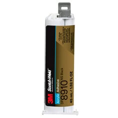 3M Scotch-Weld Acrylic Adhesive DP8910NS, Black, 45 mL Duo-Pak