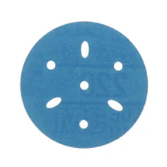 3M Hookit Blue Abrasive Disc 321U, 36147, 3 in, 220, Multi-hole, 50 Discs/Carton