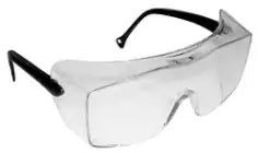 3M OX Protective Eyewear 12163-00000-20, Clear AF Lens, Black Secure Grip Temple