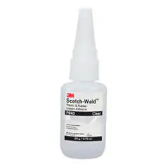 3M Scotch-Weld Plastic & Rubber Instant Adhesive PR40, Clear, 20 Gram