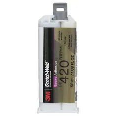 3M Scotch-Weld Epoxy Adhesive DP420NS, Black, 50 mL Duo-Pak