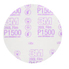 3M Hookit Finishing Film Abrasive Disc 260L, 00950, 6 in, P1500