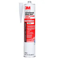 3M Marine Adhesive Sealant 5200FC, Fast Cure, White, 295 mL Cartridge