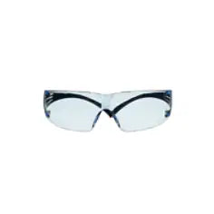 3M SecureFit Protective Eyewear 200 Series SF204SGAF-BLU, Blue Temples, Blue Scotchgard Anti-Fog Lens 20 EA/Case