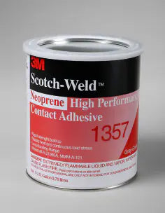 3M Neoprene High Performance Contact Adhesive 1357, Gray-Green, 1 Gallon