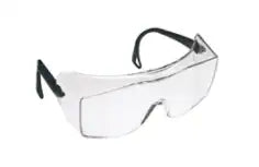 3M OX Protective Eyewear 2000, 12166 Clear Anti-Fog Lens, Black Secure Grip Temple 20 EA/Case
