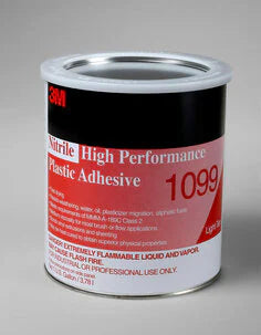 3M Nitrile High Performance Plastic Adhesive 1099, Tan, 1 Gallon