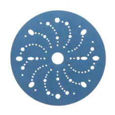 3M Hookit Blue Abrasive Disc 321U, 36182, 6 in, 500, Multi-hole, 50 Discs/Carton