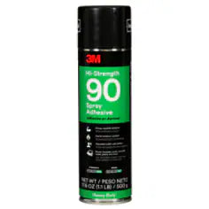 3M Hi-Strength Spray Adhesive 90, Clear, 24 fl oz Can (Net Wt 17.6 oz)