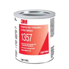 3M Neoprene High Performance Contact Adhesive 1357, Light Yellow, 1 Gallon