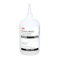 3M Scotch-Weld Plastic & Rubber Instant Adhesive PR100, Clear, 500 Gram, 1 Bottle