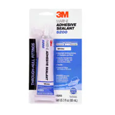 3M Marine Adhesive Sealant 5200, White, 3 oz Tube