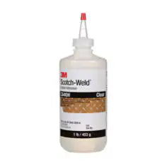 3M Scotch-Weld Instant Adhesive CA40H, Clear, 1 Pound, 1 Bottle