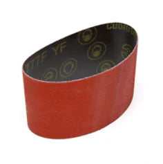 3M Cloth Belt 777F, 80 YF-weight, 3-1/2 in x 15-1/2 in, Fabri-lok, Single-flex (50 Pack)