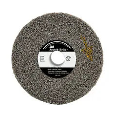 Scotch-Brite Multi-Finishing Convolute Wheel, MU-WL, 2S Medium, 6 in x 4 in x 1 in