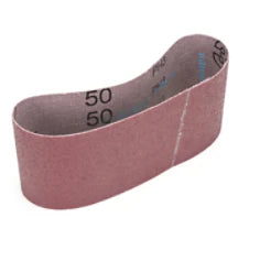 3M Cloth Belt 340D, 50 X-weight, 3 in x 18 in, Fabri-lok, Single-flex (25 Pack)