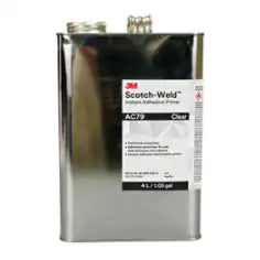 3M Scotch-Weld Instant Adhesive Primer AC79, Clear, 4 Liter, 1 Can