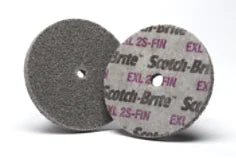 Scotch-Brite EXL Unitized Wheel, XL-UW, 2S Fine, 2 in x 1/4 in x 1/4 in (60 Pack)