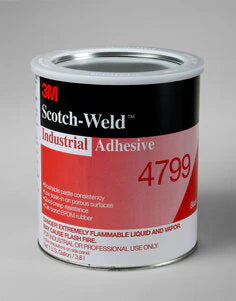 3M Industrial Adhesive 4799, Black, 1 Gallon