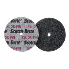 Scotch-Brite EXL Unitized Wheel, XL-UW, 2S Fine, 3 in x 1/4 in x 1/4 in (40 Pack)