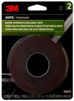 3M Super Strength Molding Tape, 03616, 7/8 in x 15 ft