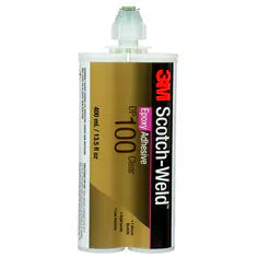 3M Scotch-Weld Epoxy Adhesive DP100, Clear, 400 mL Duo-Pak