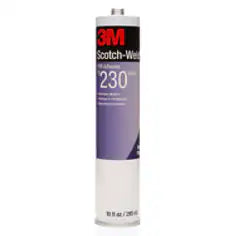 3M Scotch-Weld PUR Adhesive TS230, Black, 1/10 Gallon Cartridge
